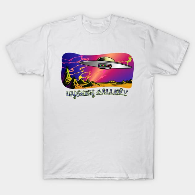 Alien landscape T-Shirt by CheezeDealer